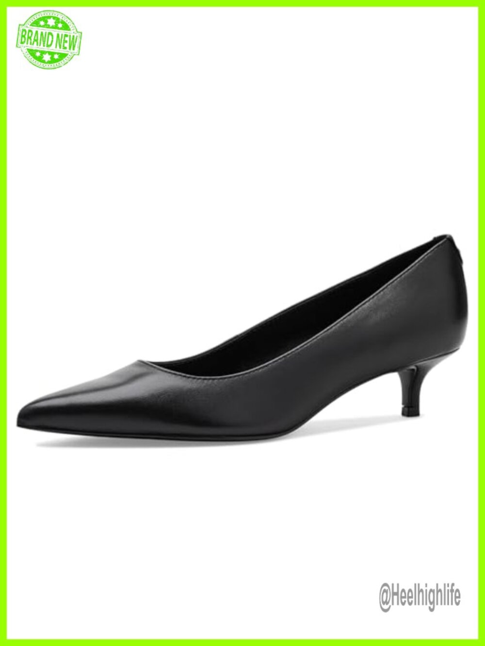 Calvin Klein Roxanna Kitten Heel Pointy Toe Slip-On Dress Pumps